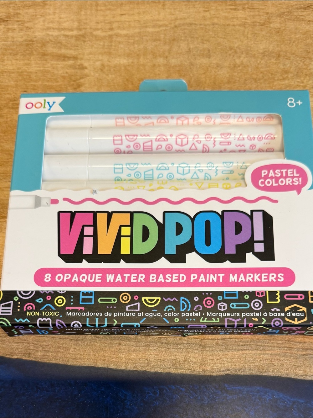 Pastel Paint Markers - Teal Accented Packaging - Picture 2 of 3